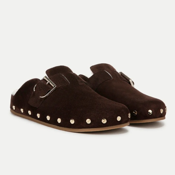 Veronica Beard Shoes - Veronica Beard Fern Shearling Clog Size 10